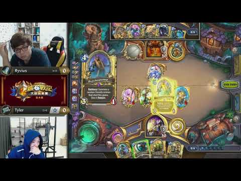Ryvius vs Tyler ||《爐石戰記》大師職業賽 亞太區 第二季 - W4D3