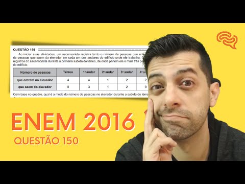 ENEM 2016 - Q150 - Ao iniciar suas atividades, um ascensorista registra tanto o número de pessoas