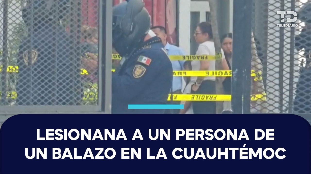 Hombre es baleado en la colonia Morelos CdMx; hay 1 detenido y buscan a 2 cómplices