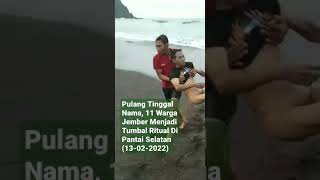 Download lagu Ratu Laut Kidul Menagih Tumbal Lagi, 11 Warga Jember Pulang Tinggal Nama #shorts mp3