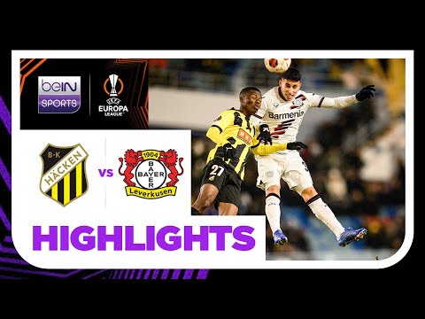 BK Hacken v Bayer Leverkusen | Europa League 23/24 | Match Highlights