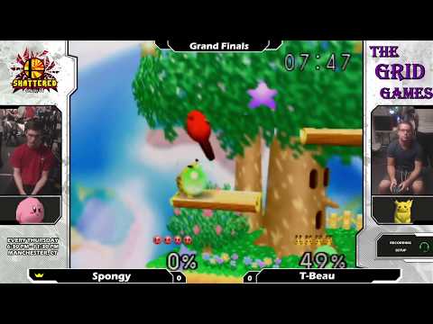 Smash 64: Spongy (Kirby) V T-Beau (Pikachu) - Shattered 118 Tournament SSB64