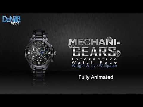Mechani-Gears HD Watch Face Video