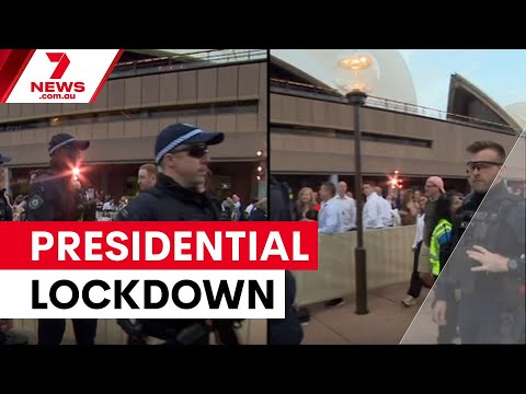 Massive police operation for Israeli president's Sydney visit | 7NEWS