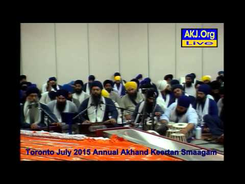 116 Toronto July 2015 Smaagam - Raensabaayee Keertan - Bh. Harsimran Singh Jee