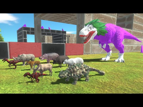 Escape from JOKER T-REX - Animal Revolt Battle Simulator ARBS