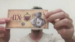 Parcel Opening - Fantasy Roman Money