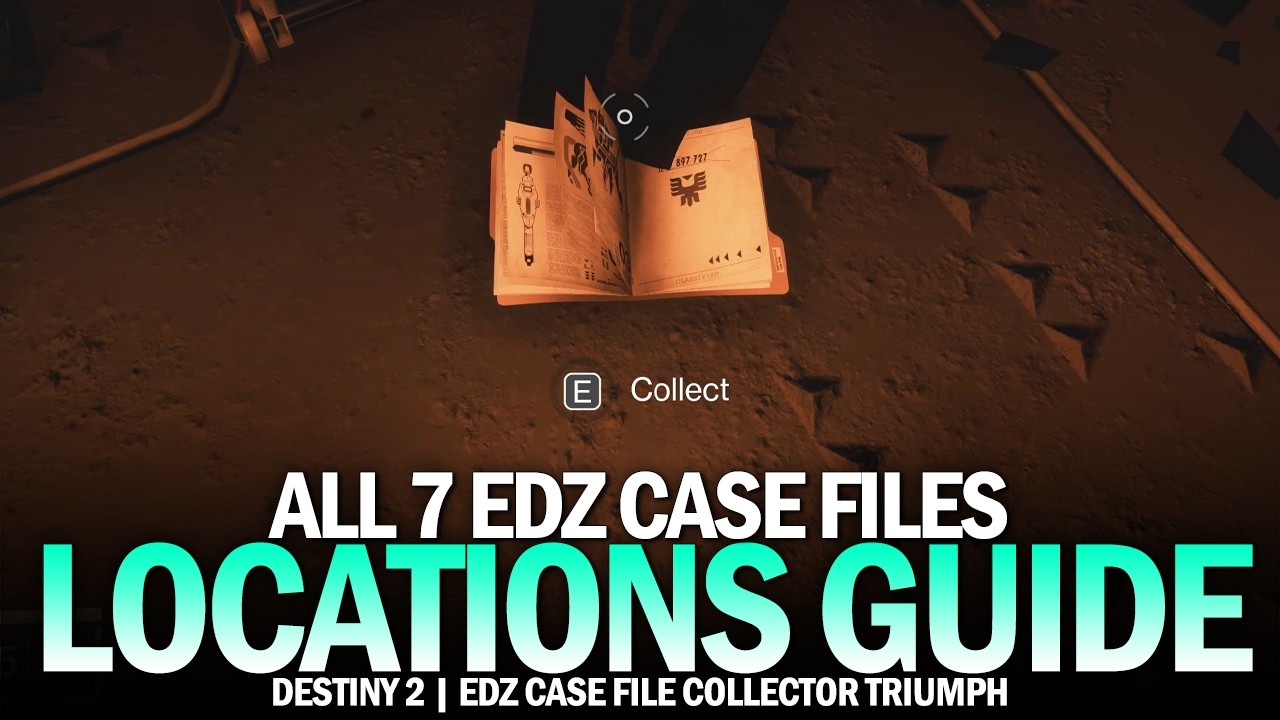 All 7 EDZ Case Files Location Guide (EDZ Case File Collector) [Destiny 2]