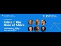 Panel discussion: Crisis in the Horn of Africa by Columbia University Institute of Global Politics,
