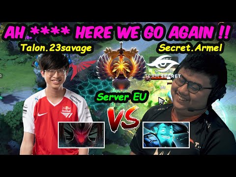 SEA CLASS-S MATCH UP IN SERVER EU | Secret MIDLANE Armel vs Talon 23savage #Berlinmajor PUB Dota 2
