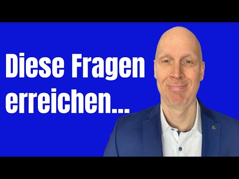 Convince people quickly - with the right questions it works