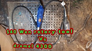 WEN Rotory flexshaft tool VS Dremel 4300 flexshft, This is