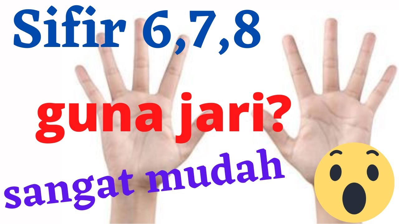 Trick sifir 6 hingga 10 (guna jari)
