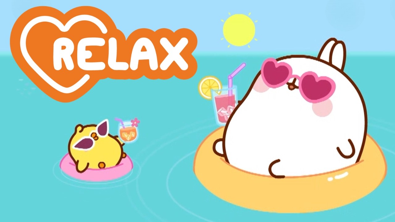 The Ultimate Self-Care Day 🌸✨ Molang’s Most Relaxing Moments