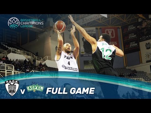 PAOK v ASVEL Lyon-Villeurbanne - Full Game - Basketball Champions League