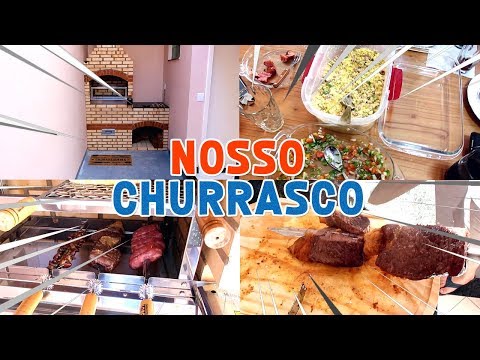 NOSSO PRIMEIRO CHURRASCO NA CASA NOVA - Thamyê Baseggio