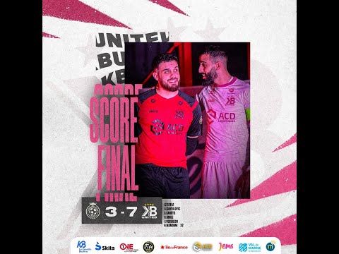 Resume KB United vs Champigny club futsal : 1/4 de Finale de la coupe de France