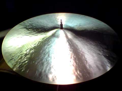 22 Kontroversial Ride, Unbrushed, 2041g - Handcrafted cymbals by Craig Lauritsen.MOV