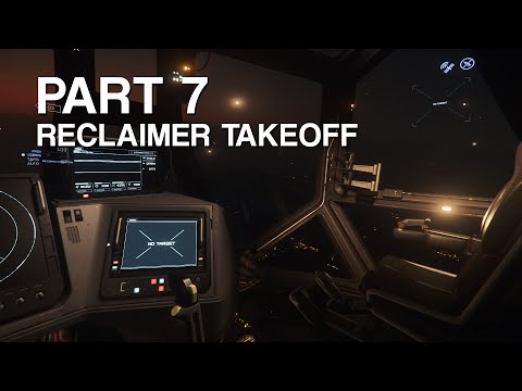 HOTAS decoupled flight in SC | Part 7 - Reclaimer Takeoff
