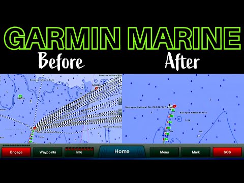 How To Delete Active Tracks On A Gamin Marine GPS