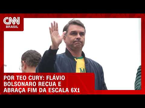 Análise: Flávio Bolsonaro recua e abraça fim da escala 6×1 | LIVE CNN
