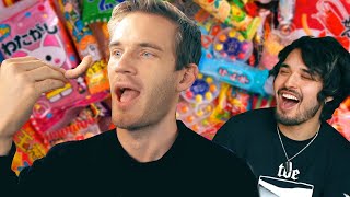 I can just imagine joey waiting there patiently wanting to jump - Trying Out Every Japanese Candy! 🍬 (ft. @TheAnimeMan)