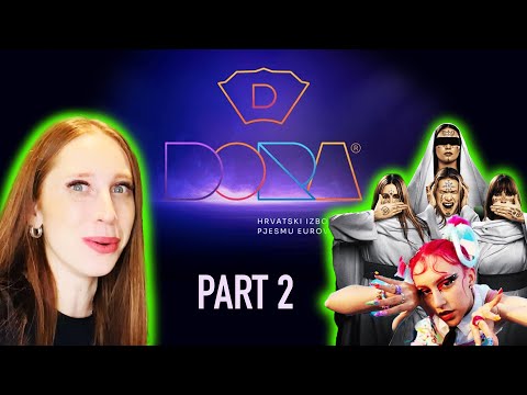 LET'S REACT TO DORA 2026 PART 2 // CROATIA EUROVISION 2026
