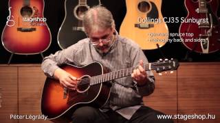 Video thumbnail for Collings CJ35 played by Péter Légrády in Stageshop by Stageshop