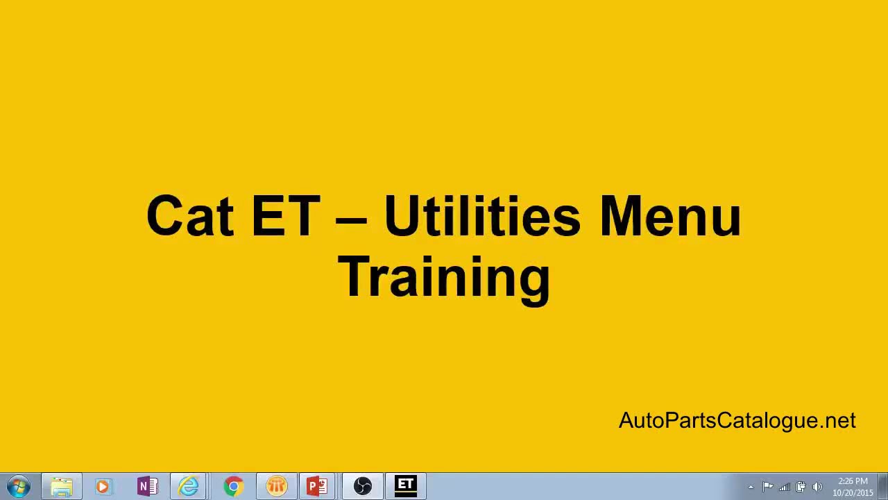 Cat ET Free Training Videos Playlist