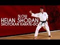Heian Shodan SLOW Shotokan Karate Kata JKA