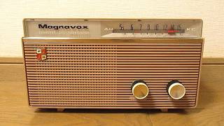 ６石トランジスターラジオ　MAGNAVOX   MODEL AT-61 「Cyndi Lauper　Time After Time」 を聴いてみました。