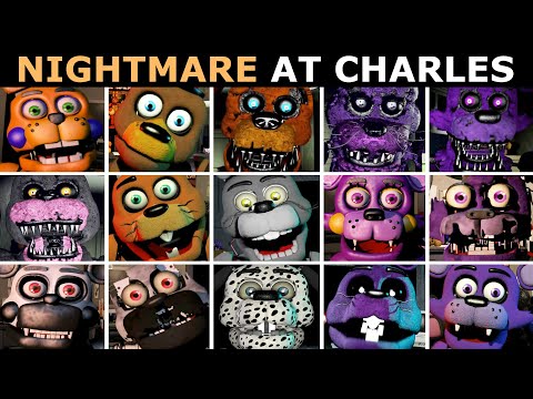 Nightmare at Charles 1, 2, 3, 4 - All Jumpscares