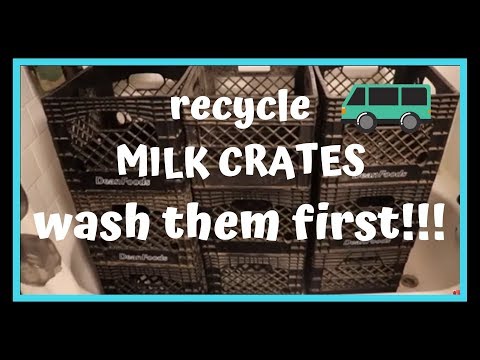RECYCLING MILK CRATES DIY | Van Life Conversion | Easy...