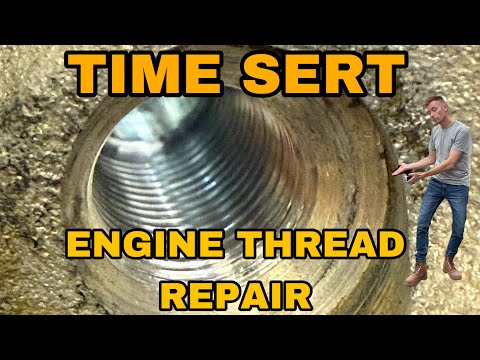 Glowplug Thread Repair - TIME SERT never use a Helicoil for this job!! Diesel Engine PRO repair