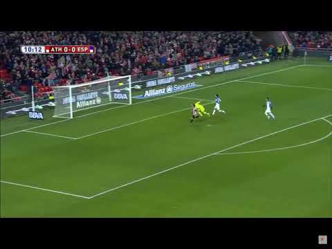 Golazo de Aduriz en el Athletic Club-RCD Español (1-0)