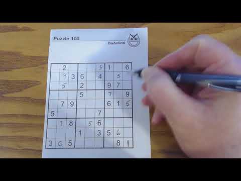 SudokuPrimer 15 tutorial for solving an entire diabolical puzzle - Sudoku To Go vol 98