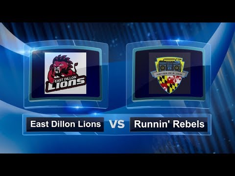 East Dillon Lions vs Runnin' Rebels - Pool Play - Tidewater Kickball Open #TKO2017