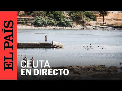 DIRECTO | CRISIS CEUTA: Los migrantes esperan en la playa | EL PAÍS