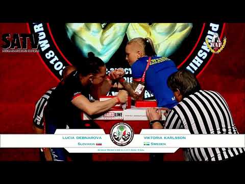 Worldarm 2018 - Lucia Debnarova vs Victoria Karlsson (KICKASS FIGHT!!)