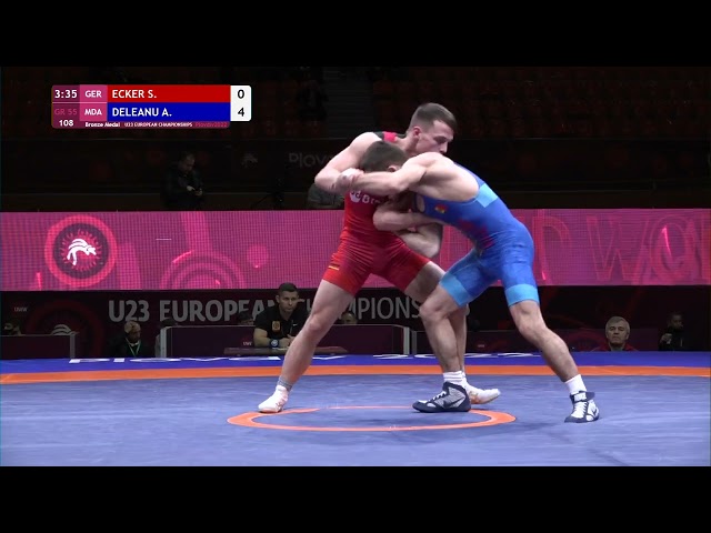 1736 | 108 | U23 GR 55kg | Final 3-5 | ECKER Steven (GER) | DELEANU Artiom (MDA)