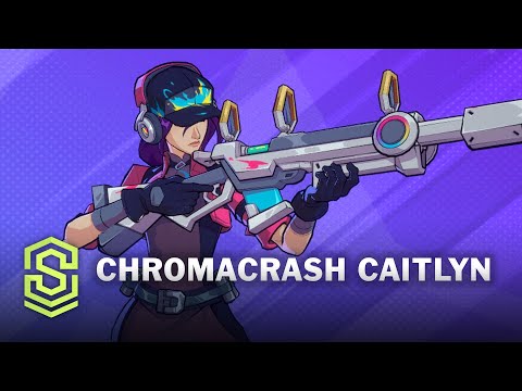 Chromacrash Caitlyn 2XKO Skin Spotlight