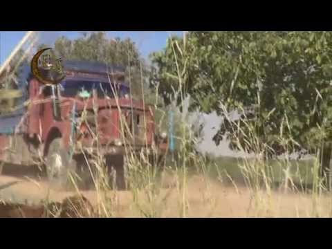 استهداف تحصينات قوات النظام في بلدة الشيحة في ريف حماة بواسطة مدفع 57 من قبل غرفة عمليات بدر الشام