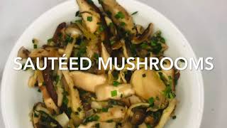 Simple and Easy Sautéed Mushrooms [No-Oil, Plant-based]