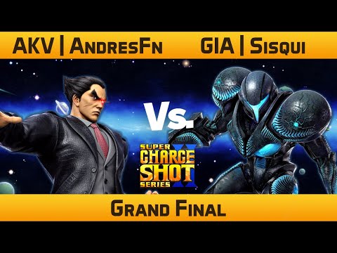 Super Charge Shot Series II - Grand Final - AKV | AndresFn (Kazuya) VS GIA | Sisqui (Dark Samus)