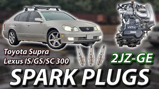2JZ-GE Spark Plugs & Wires Replacement (Toyota Supra - Lexus IS/GS/SC 300)