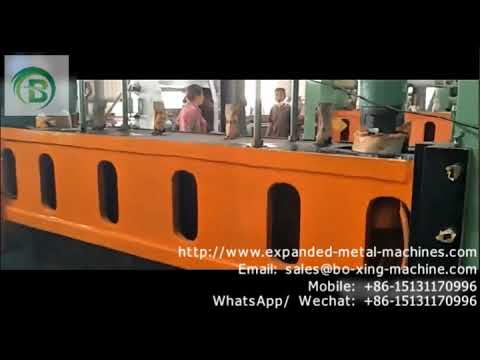 Expanded mesh  making machinery;Expanded mesh machine;Expanded metal mesh making machine
