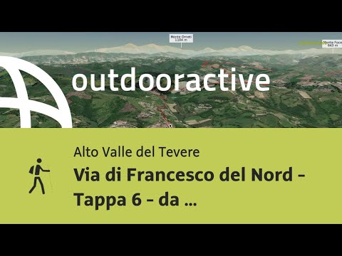 Via di Francesco del Nord - Tappa 6 - da Pietralunga a Gubbio