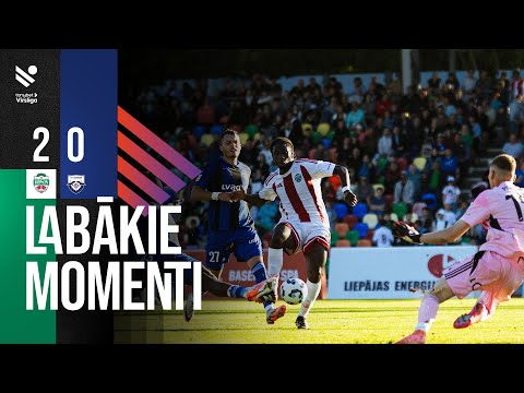 21. kārta: FK Liepāja 2:0 FK Grobiņa (Labākie momenti)