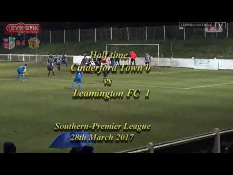 Cinderford Town v Leamington FC Evo Stik Southern Premier League highlights 28th March 2017