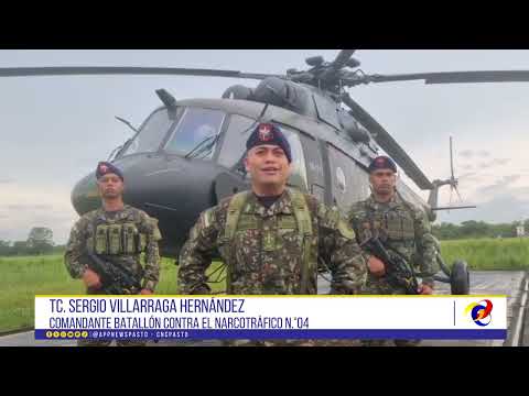 #CNCNoticiasPasto|  Ejército Nacional incauta más de 32.500 galones de cocaína en Nariño
